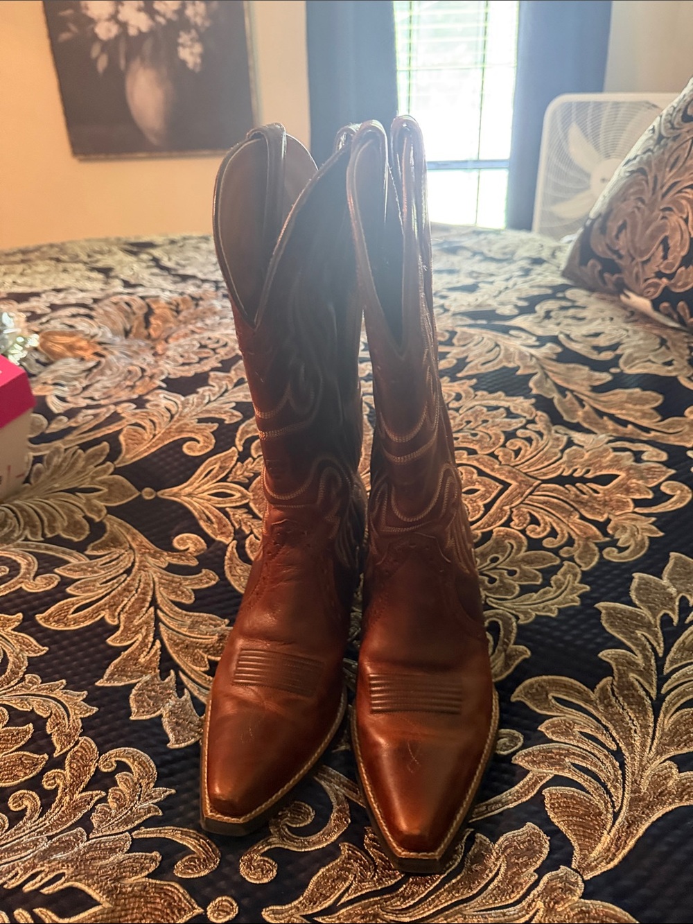 Ariat Women's Brown Leather Western Cowboy Boots